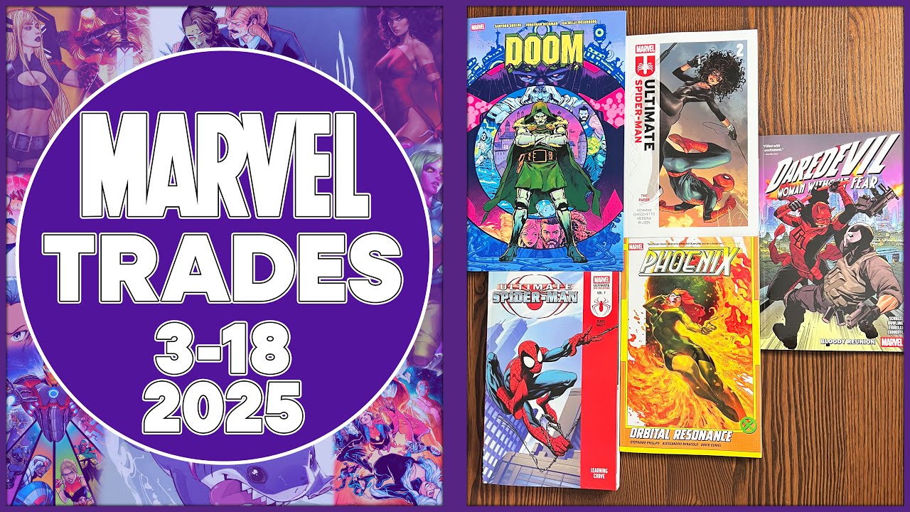 Marvel Books 3/18/25 | ULTIMATE SPIDER-MAN EPIC COLLECTION: LEARNING CURVE | DOOM TREASURY EDITION