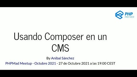 Usando Composer en un CMS, Gracias al PHP Prefixing