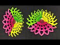 Simple Paper snowflake For Christmas Decor - 3d paper snowflakes