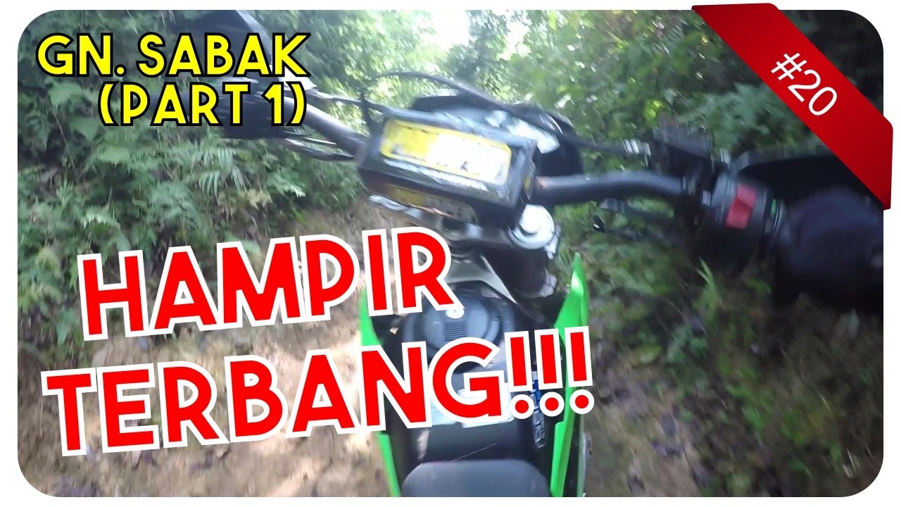 Motor Matic Trail Kawasaki KLX 150 BF Adventure Gunung Sabak