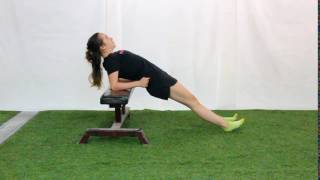 Reverse Plank on Bench - An Exercise Demo by Optimizing Athleticism