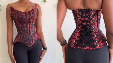 Hoe je een overbuste korset knipt en naait