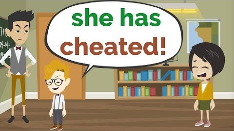 Lisa is cheating! - Conversation in English - English Communication Lesson