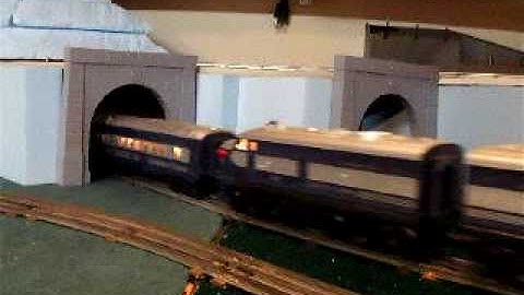 running 4 mth and lionel trains on my layout part 2