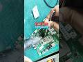 Remove chipset CPU from tv motherboard