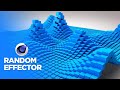 Cinema 4d Random Effector - C4D Mograph