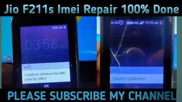 JIO F211S IMEI REPAIR JIO F211S IMEI 0