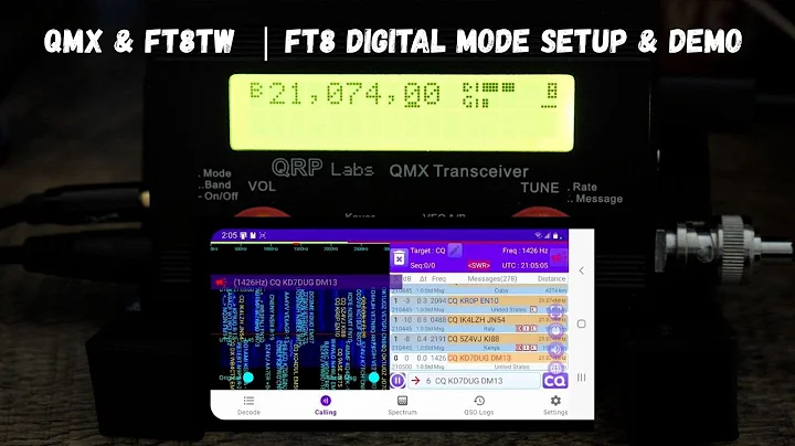 QMX & FT8TW  | FT8 Digital Mode Setup & Demo