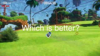 Sonic colors drift VS sonic frontiers drift - comparison screenshot 5