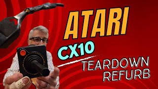 Atari 2600 CX10 Joystick Teardown and Refurb & Repair - RETRO GAMING