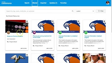 Canvas - Discrete Sharing with Canvas Commons