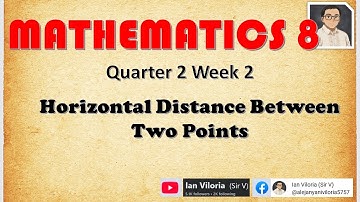 Problem Solving Involving Horizontal Distance between two points Grade 8 quarter 2