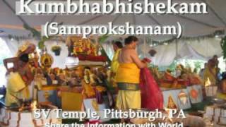 Kumbhabhishekam Celebrations, SV Temple, Pittsburgh, PA, US - Part 1