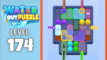 Water Out Puzzle level 174 solution 