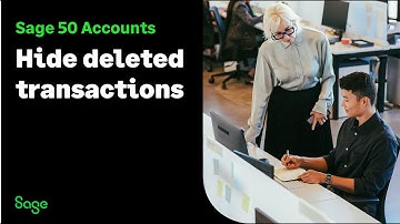 Sage 50 Accounts (UK): Hide deleted transactions