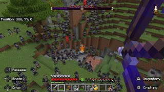 First time playing Better on bedrock, I finally defeated a willager.