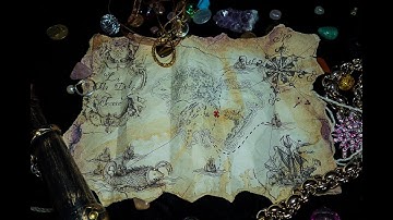 How To Make a Pirate Treasure Map  DIY. 1st Method