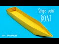 Single point boat using a4 paper  origami  1050