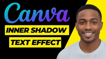 How to Create an inner shadow text effect in Canva