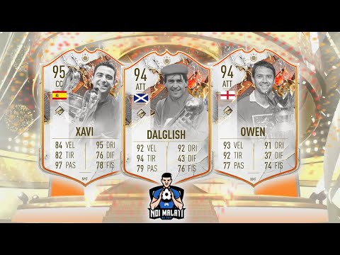 XAVI 95 - OWEN 94- DALGLISH 94 - TROPHY TITANS ICONS | #FIFA23 Player Review (ITA)  @NoiMalatiDiFUT