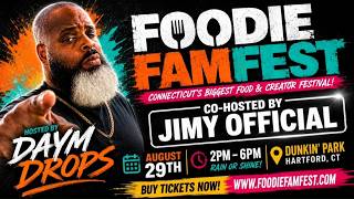 Daym Patterson & Stephanie Lopez Talk Foodie Fam Fest at Dunkin’ Park
Daym Patterson of Daym Good Entertainment Inc. and Stephanie Lopez join us to preview Foodie Fam Fest this Saturday at Dunkin’ Park. Daym Patterson & Stephanie Lopez Talk Foodie Fam Fest at Dunkin’ Park