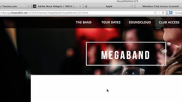Adobe Muse Password Protection Tutorial - Widget by MuseThemes.com