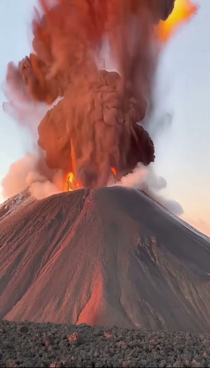 Volcano eruption