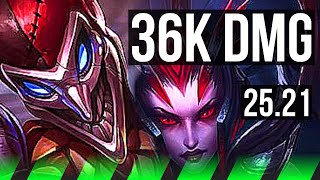 SHACO vs ELISE (JGL) | 20/0/9, Legendary, 700+ games, 36k DMG | KR Master | 25.21