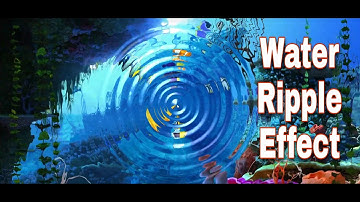 Water Ripple Effect using HTML CSS and Java Script