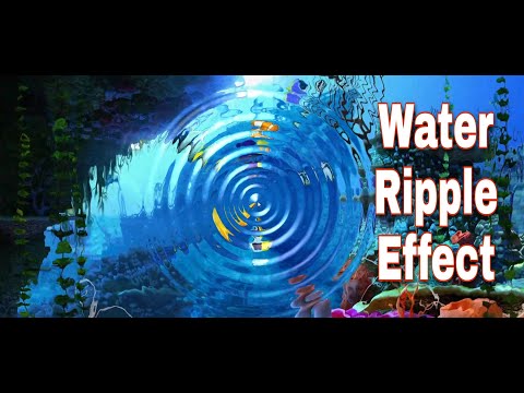Water Ripple Effect using HTML CSS and Java Script