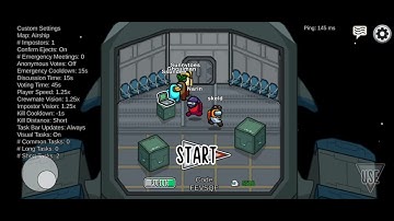 Playing skeld.net in Among Us with Hacks