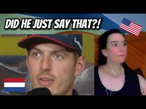 American Reacts to Max Verstappen being UNAPOLOGETICALLY DUTCH for 10 minutes.