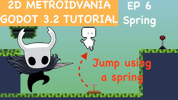 2D PLATFORMER  Godot 3.2 tutorial ll 6 ll Spring (jumping platform)