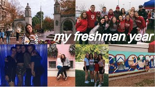 my freshman year at indiana university bloomington