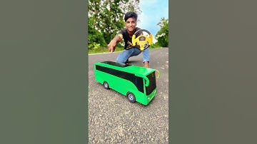 My Homemade Remote Control City Bus Unboxing Review 😜