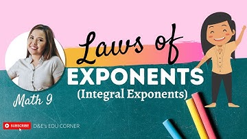 Laws of Exponents: Positive and Negative Integral Exponents, and Zero Exponents (Filipino)