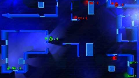 Frozen Synapse: Calmswamp (green) vs Kriegsspiel (red) - Extermination