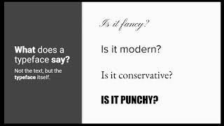 Typography Crash Course Lecture