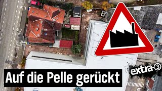 Realer Irrsinn: Fabrikhalle neben Wohnhaus in Bad Kreuznach