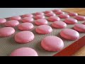 ［失敗知らず］いちごマカロンの作り方 | Macaron fraise［パティシエいにのレシピ］