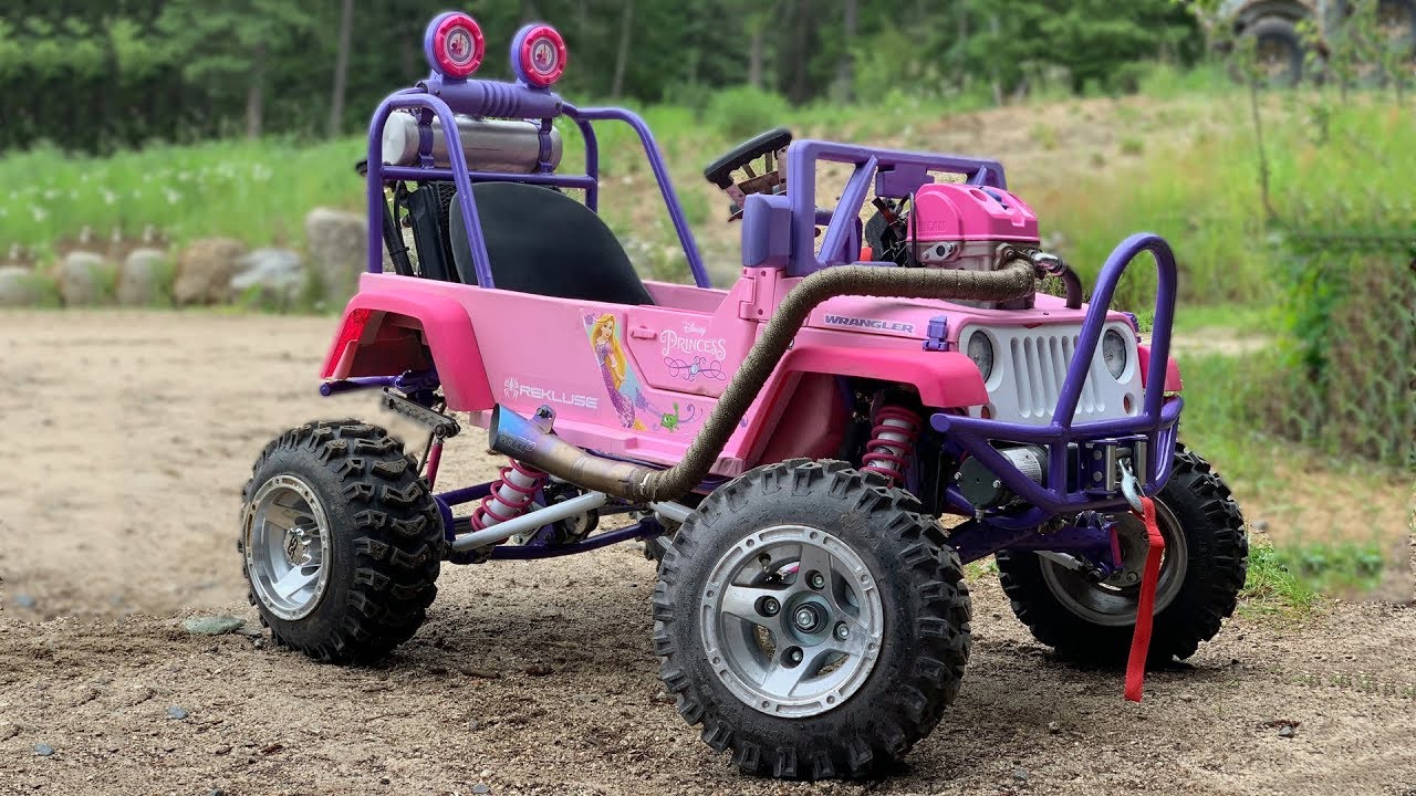 Building a 85 Barbie Jeep In 10 Minutes Full Time Lapse - YouTube