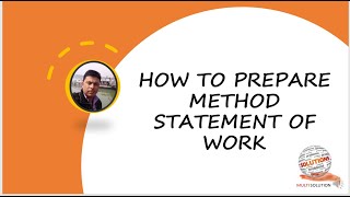 ##Procedure of Method Statement of Work##