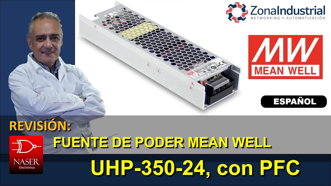 ✴️ Mean Well UHP 350 24 - Prueba a Fuente de Poder de Voltaje Constante.