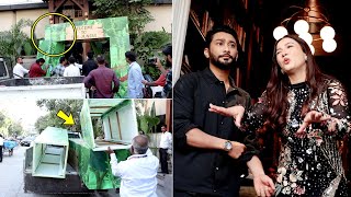 BMC Demolished Gauhar Khan Son Birthday Party Decoration! Gauhar Khan And Zaid Darbar Reaction