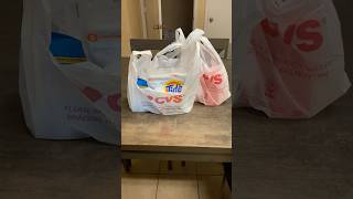 THIS ALL I GOT FROM CVS FOR $75 😳