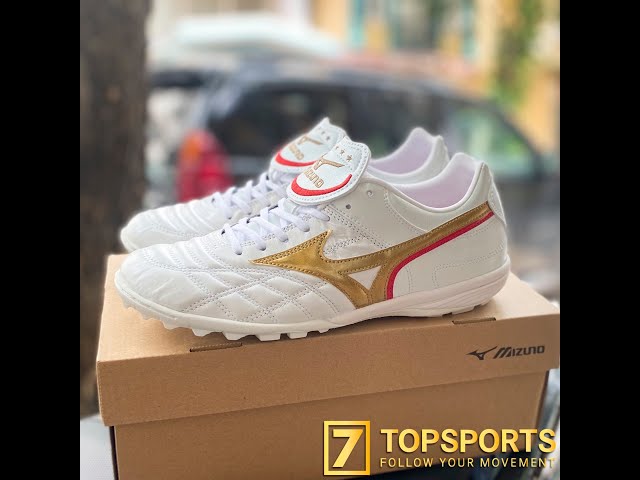 Mizuno Wave Cup Legend AS TF - White/Red/Solar Gold P1GD201962