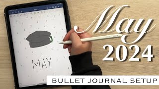 May 2024 Digital Bullet Journal Setup | Plan with Me!