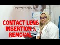 CONTACT LENS  INSERTION  AND REMOVAL... Malayalam