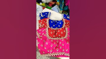 New amazing full complete blouse #beads #aariwork #viral #tips #maggamwork #shorts #works