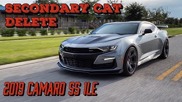 Secondary Cat Delete 2019 Camaro SS1LE (with MBRP Race Catback Exhaust)